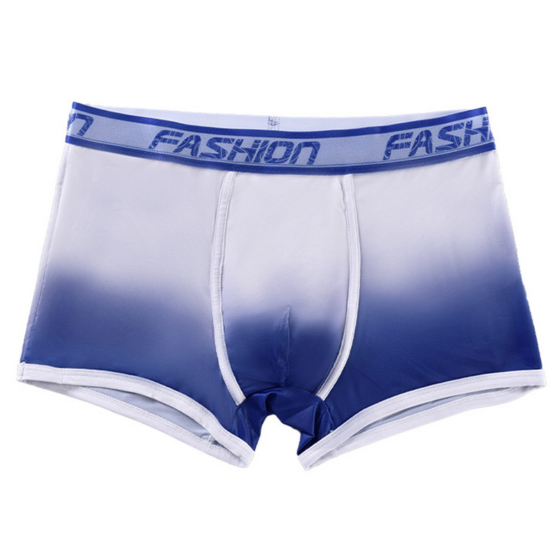Muške bokserice niskog struka Ice Silk donje rublje Kućne prozračne udobne bokserice Muške seksi elastične gaćice Bešavno donje rublje