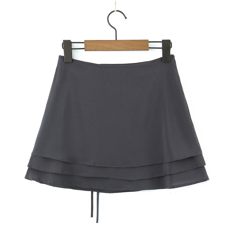 2022 11 Nouă, primăvară, vară, femei, femeie, marcă sexy, fustă din șifon