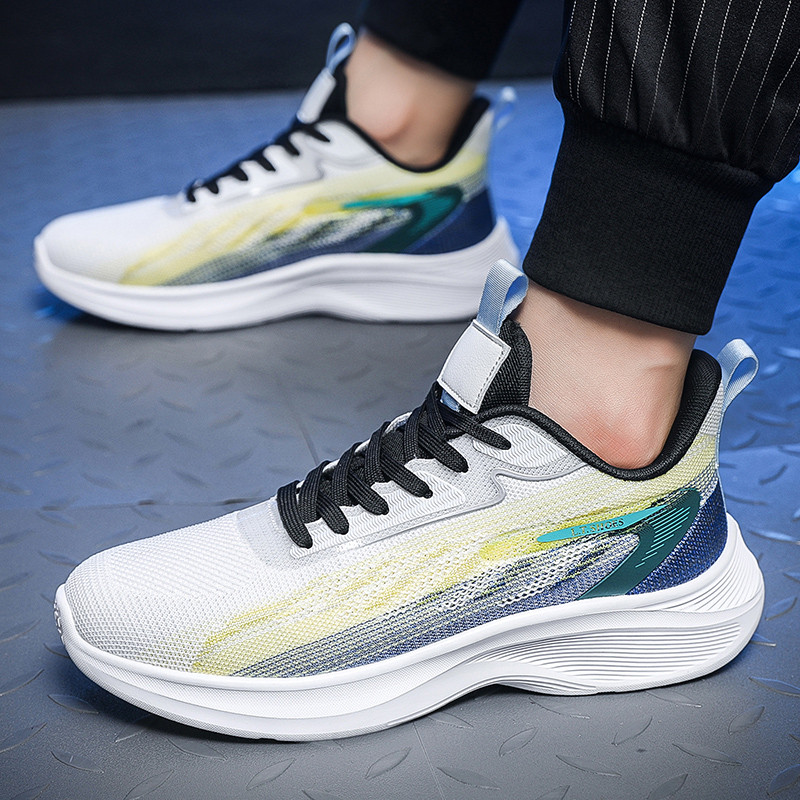 Ανδρικά ρηχά αθλητικά παπούτσια 2023 Νέο δικτυωτό κορδόνι, άνετη, άνετη και μαλακή σόλα, αντιολισθητικά ανδρικά παπούτσια Vulcanize