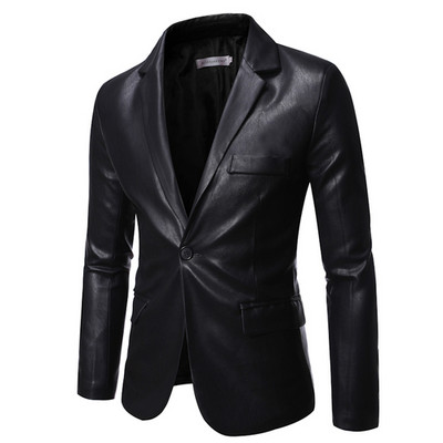2023 Veste En Cuir PU Surdimensionnee Pour Homme Nouvelle Collection Automne/Ale Slim fit Fashion Casual δερμάτινο μπουφάν S-6XL