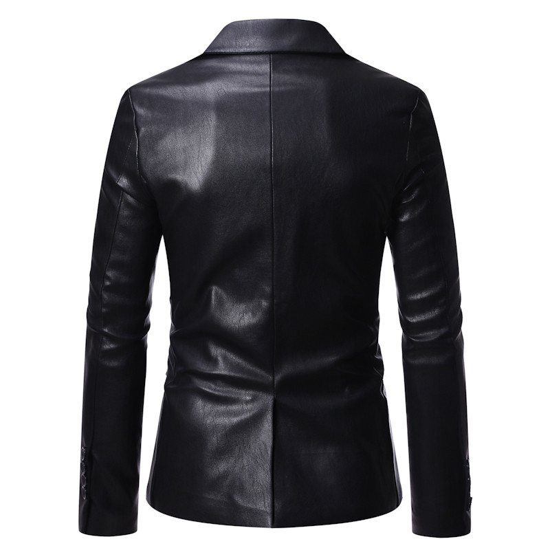 2023 Veste En Cuir PU Surdimensionnee Pour Homme Nouvelle Collection Automne/Ale Slim fit Fashion Casual δερμάτινο μπουφάν S-6XL