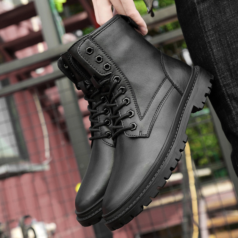Luksuzni brend Muške čizme za motocross na otvorenom Cipele Derby modne muške retro kožne biciklističke cipele za gležnjeve Udobne vojne sjajne cipele