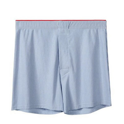 Slip boxer din bumbac sexy pentru bărbați Lenjerie elastică pentru acasă Pantaloni scurți Trunchi Chiloți Lenjerie confortabilă pentru bărbați Pantaloni de somn