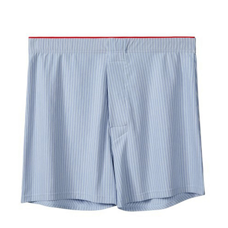 Slip boxer din bumbac sexy pentru bărbați Lenjerie elastică pentru acasă Pantaloni scurți Trunchi Chiloți Lenjerie confortabilă pentru bărbați Pantaloni de somn
