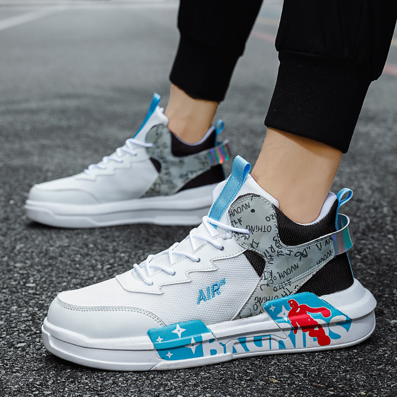 Tenisice Muške Proljetne Mrežaste cipele na vezanje Svestrane Neklizajuće Prozračne Udobne mekane potplate Sportske cipele Modne ležerne Nove muške cipele