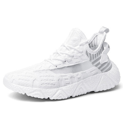 Pánske módne topánky, jarné nové pánske topánky, priedušné bežecké topánky, pevná kórejská verzia ľahkých ležérnych tenisiek, pánske tenisky