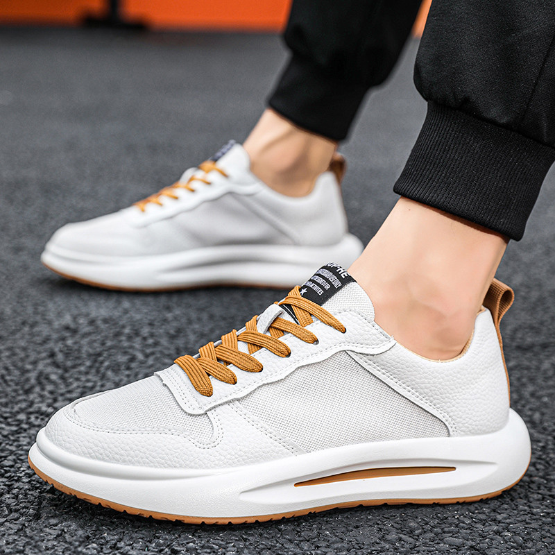 Pantofi casual pentru bărbați, cu șireturi de primăvară, la modă, în aer liber, anti-alunecare, deodorant, confortabili, respirabili, pantofi la modă pentru bărbați.