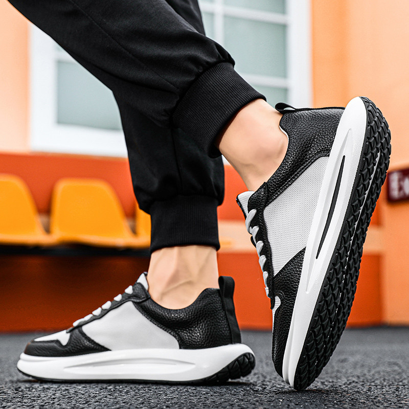 Pantofi casual pentru bărbați, cu șireturi de primăvară, la modă, în aer liber, anti-alunecare, deodorant, confortabili, respirabili, pantofi la modă pentru bărbați.