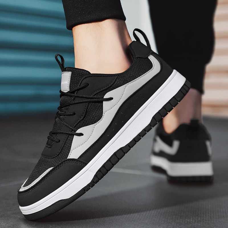 Bărbați Vulcaniza Pantofi din piele ocazional Adulti Toamna Nou 2023 Pantofi pentru bărbați Ieftin, ușor, cauciuc, respirabil, la modă cu șireturi