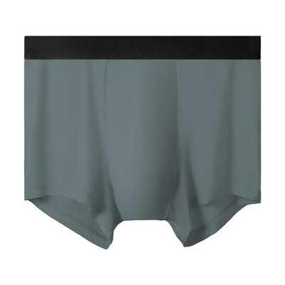 Bešavne muške ledeno svileno donje rublje Boksačice s izbočenim džepovima Seksi kratke hlače U konveksne vrećice Bokserice Rastezljive ravne bokserice