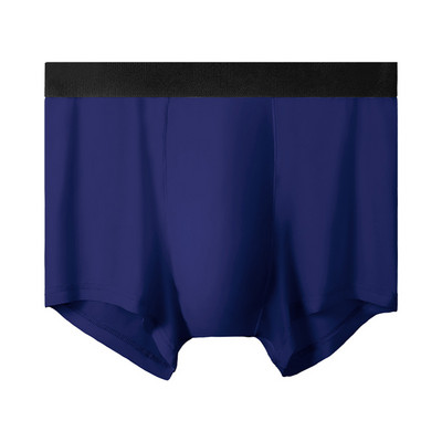 Bešavne muške ledeno svileno donje rublje Boksačice s izbočenim džepovima Seksi kratke hlače U konveksne vrećice Bokserice Rastezljive ravne bokserice