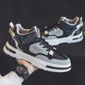 2023. Proljetne ravne plitke tenisice na vezanje Muške ležerne vanjske neklizajuće prozračne trendi univerzalne čvrste muške vulkanizirane cipele