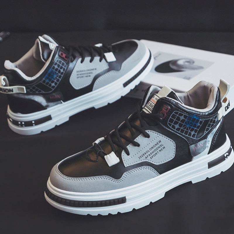 2023. Proljetne ravne plitke tenisice na vezanje Muške ležerne vanjske neklizajuće prozračne trendi univerzalne čvrste muške vulkanizirane cipele