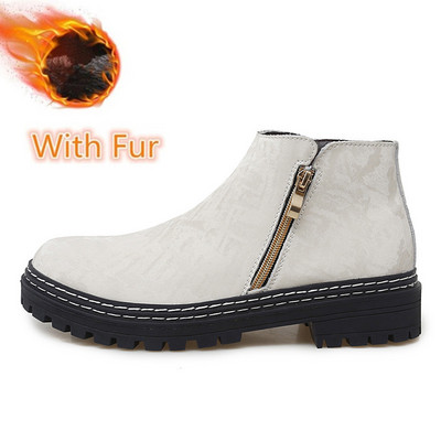 Cizme de iarnă Pantofi pentru bărbați Pantofi pentru bărbați de modă Pantofi cu încălțăminte pentru bărbați Casual 2022 Cizme negre Pantofi pentru bărbați Cizme pentru bărbați Pantofi de modă Chelsea