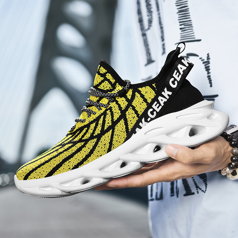 2023 Νέα Ανοιξιάτικα Flat Mesh Lace Up Ανδρικά αθλητικά παπούτσια Casual Fashion Outdoor Αντιολισθητικά Άνετα, Ευέλικτα Ανδρικά παπούτσια με μαλακό κάτω μέρος