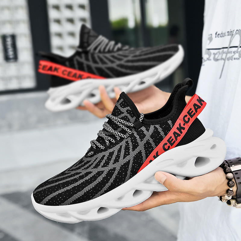 2023 Νέα Ανοιξιάτικα Flat Mesh Lace Up Ανδρικά αθλητικά παπούτσια Casual Fashion Outdoor Αντιολισθητικά Άνετα, Ευέλικτα Ανδρικά παπούτσια με μαλακό κάτω μέρος