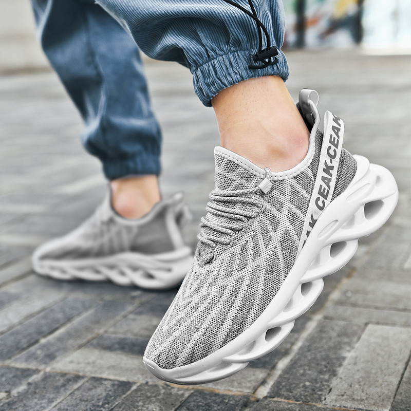 2023 Νέα Ανοιξιάτικα Flat Mesh Lace Up Ανδρικά αθλητικά παπούτσια Casual Fashion Outdoor Αντιολισθητικά Άνετα, Ευέλικτα Ανδρικά παπούτσια με μαλακό κάτω μέρος