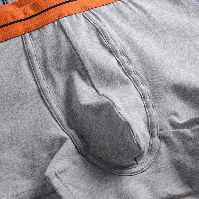 Muške bokserice Seksi donje rublje Pamučne ravne bokserice Prozračne bokserice koje upijaju vlagu Gaćice Konveksne gaćice na vrećicu