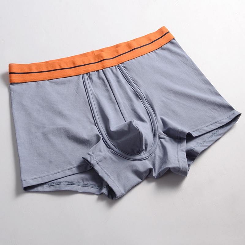 Muške bokserice Seksi donje rublje Pamučne ravne bokserice Prozračne bokserice koje upijaju vlagu Gaćice Konveksne gaćice na vrećicu