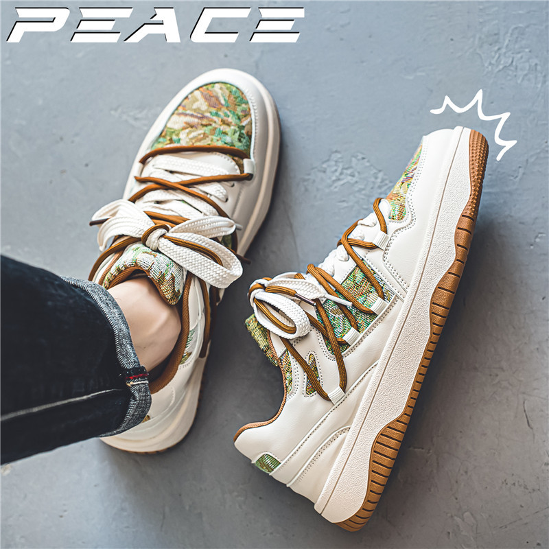 CYYTL Cipele za muškarce Ležerne kožne platforme Muške tenisice Ravne tenisice za trčanje na otvorenom Neklizajuće dizajnerske luksuzne studentske ljetne