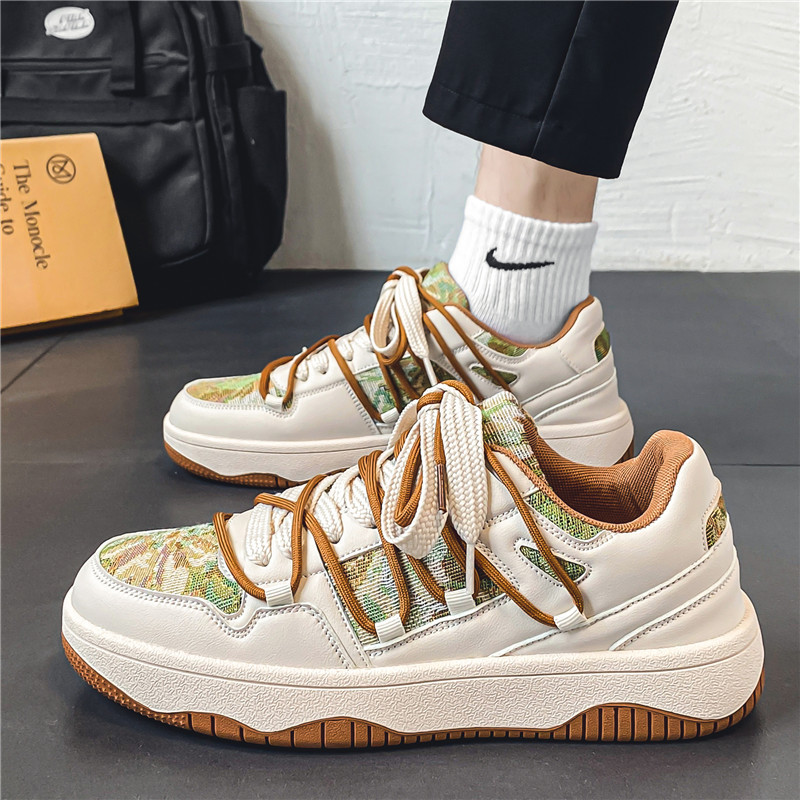 CYYTL Cipele za muškarce Ležerne kožne platforme Muške tenisice Ravne tenisice za trčanje na otvorenom Neklizajuće dizajnerske luksuzne studentske ljetne