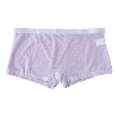 Slip boxer respirabil cu umiditate pentru bărbați Lenjerie de corp sexy din plasă Chiloți cu buzunar Trunchi Pantaloni scurți Boxer elastici