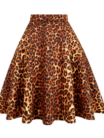 Sieviešu skrejceļš kokvilnas retro retro svārki melni Faldas ar augstu vidukli A līnija Rockabilly Jupe 50s Swing lietussargu svārki Pin Up Skater