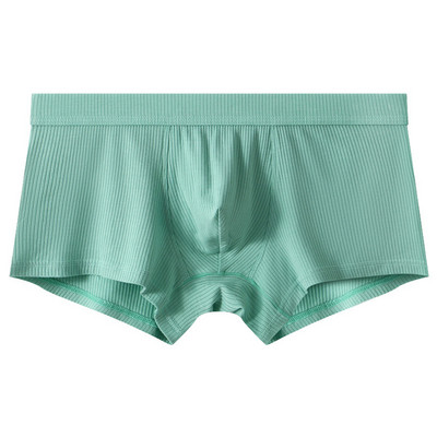 Lenjerie de corp modal pentru bărbați U Convex Husă mare Slip boxer Chiloți respirabili Trunchi Chiloți cu dungi Stretch Bărbați