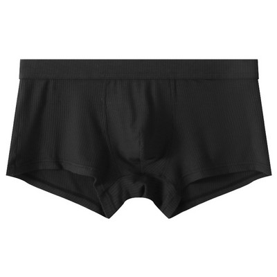 Lenjerie de corp modal pentru bărbați U Convex Husă mare Slip boxer Chiloți respirabili Trunchi Chiloți cu dungi Stretch Bărbați