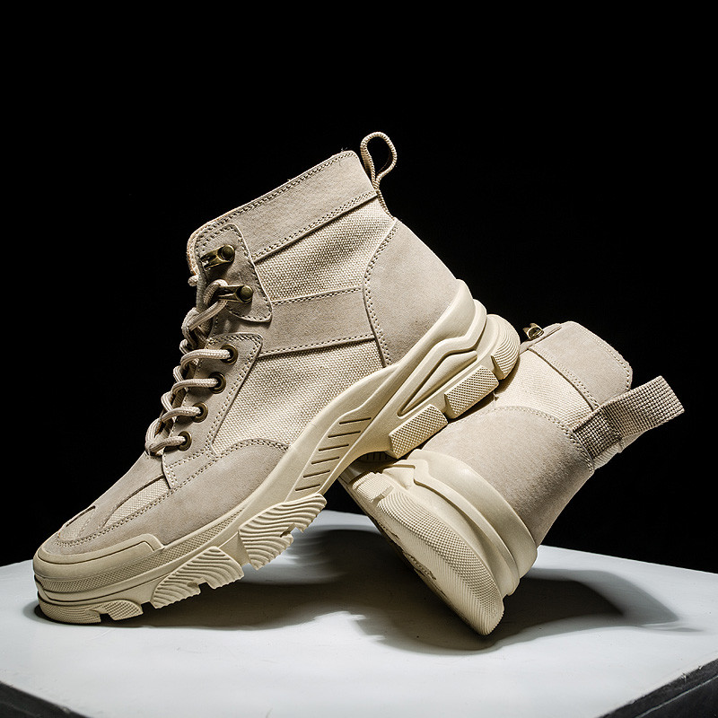 Cizme pentru bărbați 2022, personalitate la modă, în stil britanic, pantofi de pânză pentru bărbați, confort cald, instrumente de vârf, cizme de maree pentru bărbați, cizme de motocross