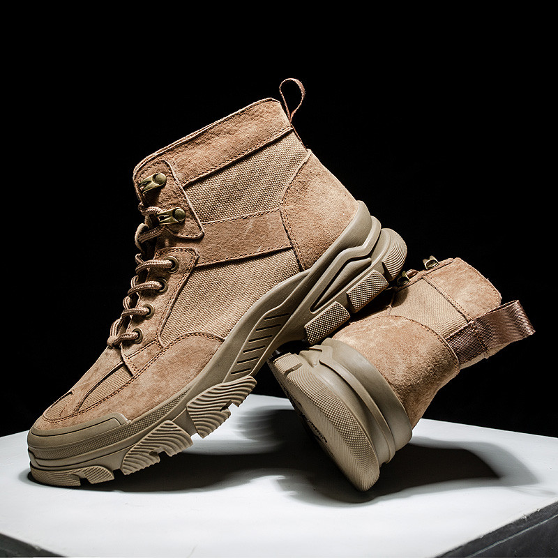 Cizme pentru bărbați 2022, personalitate la modă, în stil britanic, pantofi de pânză pentru bărbați, confort cald, instrumente de vârf, cizme de maree pentru bărbați, cizme de motocross