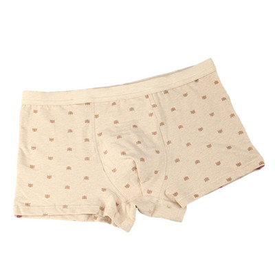 Ανδρικά καθημερινά φιλικά προς το δέρμα Μαλακά εσώρουχα Βαμβακερά σορτς μπόξερ Χαμηλής μέσης αναπνεύσιμα εσώρουχα U κυρτά εσώρουχα νεανικά εσώρουχα