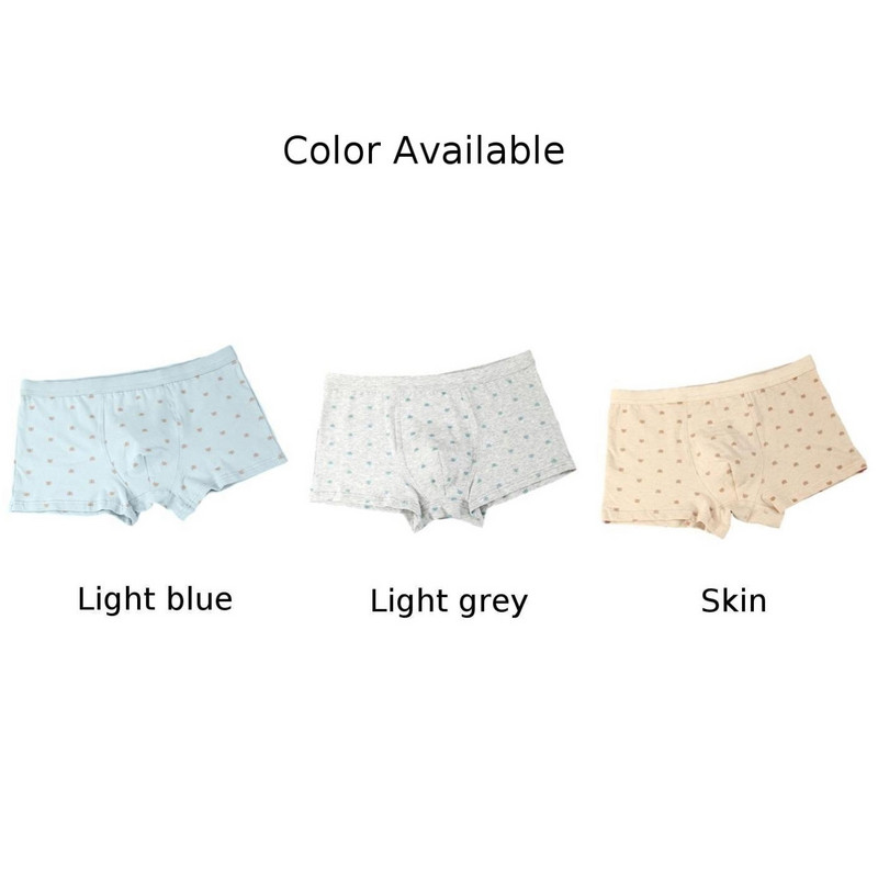 Ανδρικά καθημερινά φιλικά προς το δέρμα Μαλακά εσώρουχα Βαμβακερά σορτς μπόξερ Χαμηλής μέσης αναπνεύσιμα εσώρουχα U κυρτά εσώρουχα νεανικά εσώρουχα
