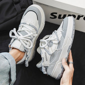 Cipele za kruh Sportske cipele Niche Harajuku Raznolika ležerna udobna mekana podloga Raznolika obuća s okruglim prstima Modne muške vulkanizirane cipele