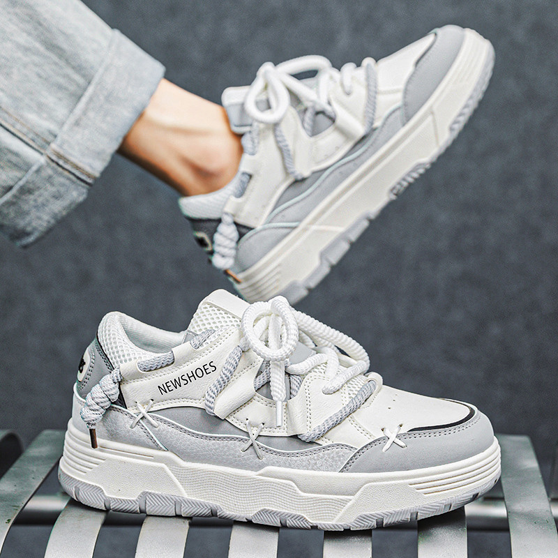 Cipele za kruh Sportske cipele Niche Harajuku Raznolika ležerna udobna mekana podloga Raznolika obuća s okruglim prstima Modne muške vulkanizirane cipele