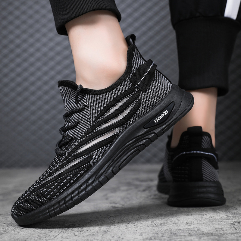 Ανδρικά παπούτσια Ανοιξιάτικα Flat Mesh Lace Up Casual Outdoor Αντιολισθητικό Αποσμητικό Αναπνεύσιμο Άνετο Μαλακό Πάτο Ευέλικτο Ανδρικά αθλητικά παπούτσια