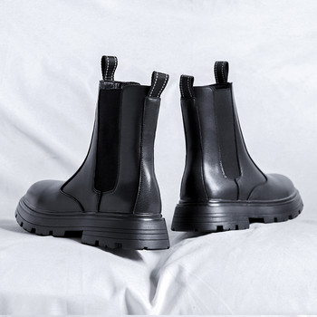 Ανδρικές μπότες Chelsea Fashion Shoes Slip-on Ankle Outdoor Boots Ανδρικά παπούτσια Άνετα χειροποίητα χειμωνιάτικα χειμωνιάτικα μπότες ανδρικά παπούτσια μοτοσυκλέτας