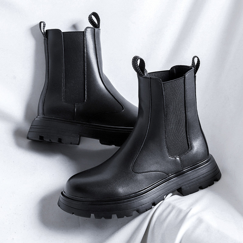 Ανδρικές μπότες Chelsea Fashion Shoes Slip-on Ankle Outdoor Boots Ανδρικά παπούτσια Άνετα χειροποίητα χειμωνιάτικα χειμωνιάτικα μπότες ανδρικά παπούτσια μοτοσυκλέτας