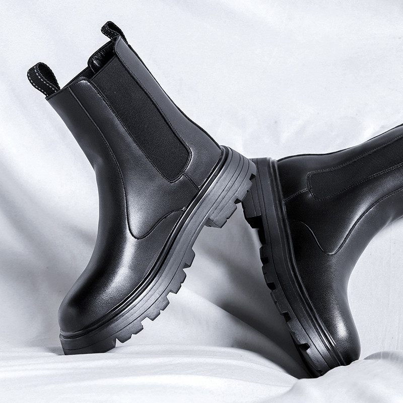 Ανδρικές μπότες Chelsea Fashion Shoes Slip-on Ankle Outdoor Boots Ανδρικά παπούτσια Άνετα χειροποίητα χειμωνιάτικα χειμωνιάτικα μπότες ανδρικά παπούτσια μοτοσυκλέτας