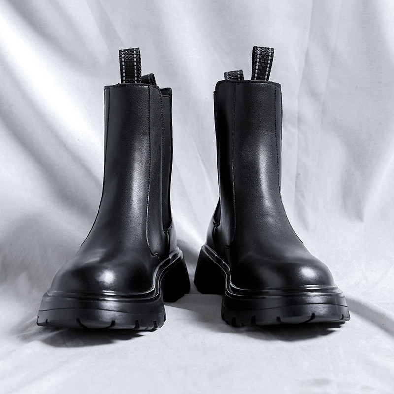 Ανδρικές μπότες Chelsea Fashion Shoes Slip-on Ankle Outdoor Boots Ανδρικά παπούτσια Άνετα χειροποίητα χειμωνιάτικα χειμωνιάτικα μπότες ανδρικά παπούτσια μοτοσυκλέτας