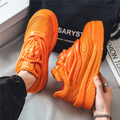 2023 Nové jesenné jarné tenisky Pánske vulkanizované topánky na platforme Módne biele kožené topánky Ležérne tenisky Pánske topánky