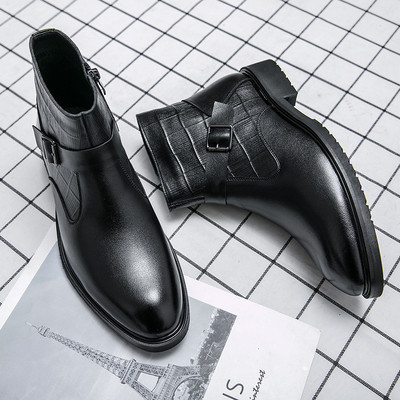 Cizme noi de călărie Cizme de călărie Cizme de echitație din piele integrală Pantofi cu fermoar de înaltă calitate Cizme bărbați pentru bărbați Pantofi de modă Chelsea Pantofi Oxford