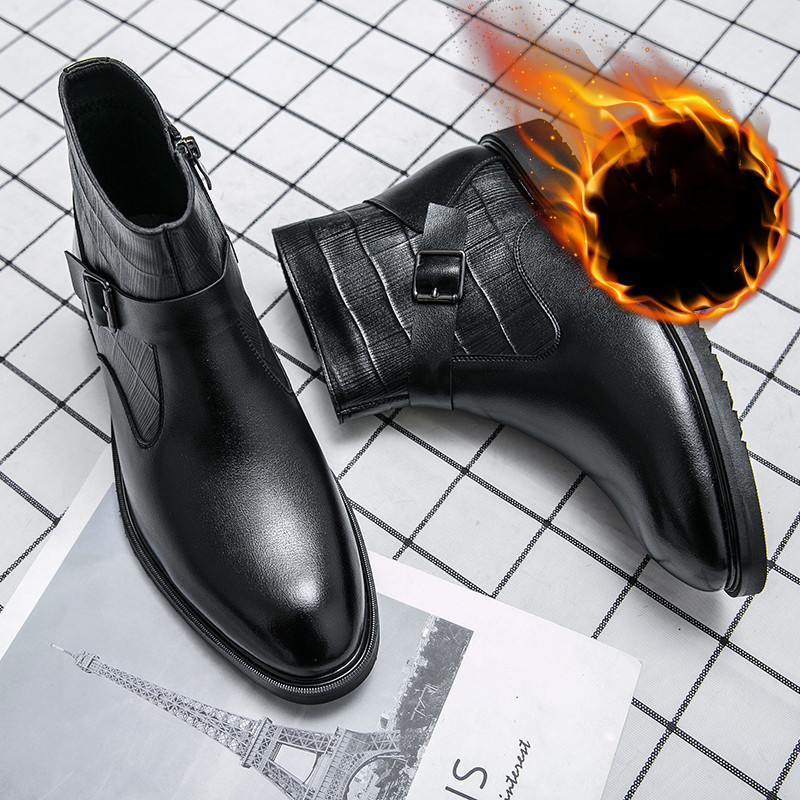 Cizme noi de călărie Cizme de călărie Cizme de echitație din piele integrală Pantofi cu fermoar de înaltă calitate Cizme bărbați pentru bărbați Pantofi de modă Chelsea Pantofi Oxford
