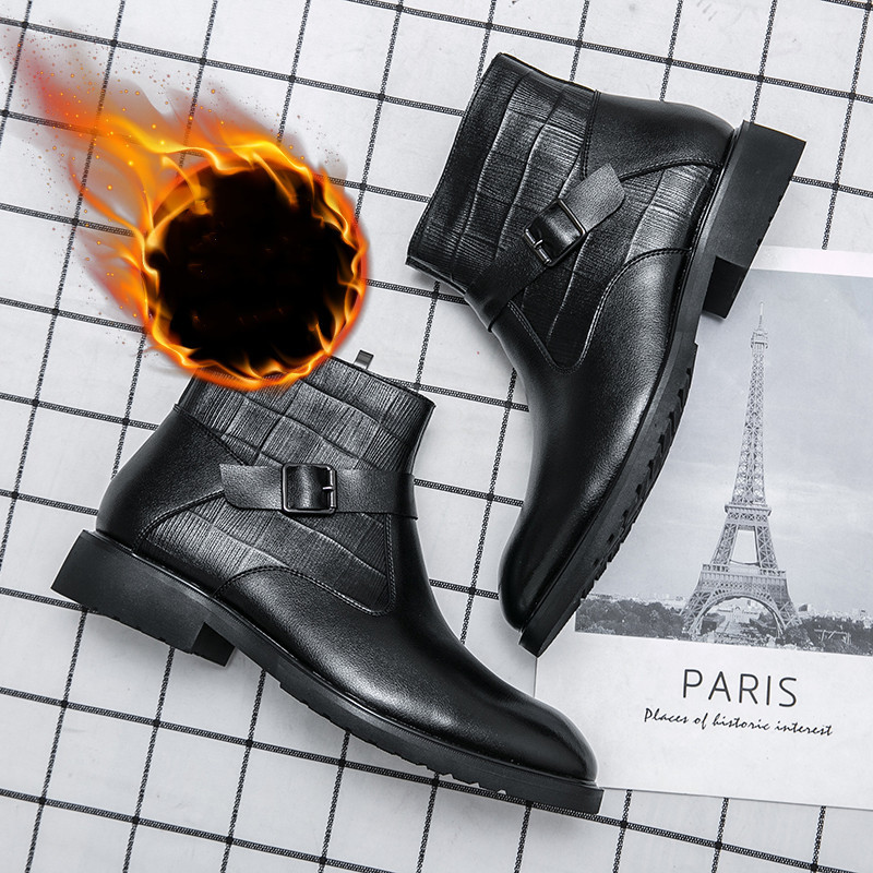 Cizme noi de călărie Cizme de călărie Cizme de echitație din piele integrală Pantofi cu fermoar de înaltă calitate Cizme bărbați pentru bărbați Pantofi de modă Chelsea Pantofi Oxford