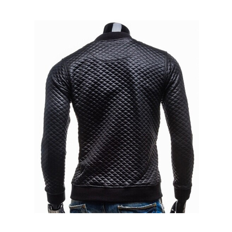 ZOGAA muška kožna odjeća Jednostavna kratka stilska tanka mrežasta pamučna debela ležerna samostojeća ovratnica Lokomotiva