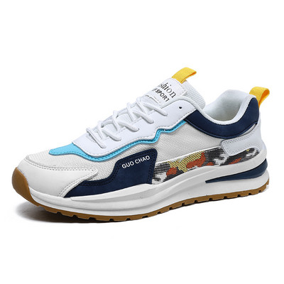 Νέο Ανοιξιάτικο Στρογγυλό Κεφάλι Μόδας Αντιολισθητικό Αποσμητικό Άνετο Μαλακό Πυθμένα Ευέλικτο Αναπνεύσιμο Ανδρικά Βουλκανιζέ παπούτσια