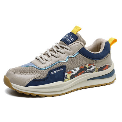 Νέο Ανοιξιάτικο Στρογγυλό Κεφάλι Μόδας Αντιολισθητικό Αποσμητικό Άνετο Μαλακό Πυθμένα Ευέλικτο Αναπνεύσιμο Ανδρικά Βουλκανιζέ παπούτσια