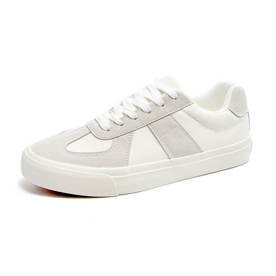 Ανδρικά παπούτσια 2023 Νέα μόδα για την άνοιξη, με επίπεδη κορδέλα επάνω, περιστασιακά αντιολισθητικά, ευέλικτα ανδρικά παπούτσια Vulcanize