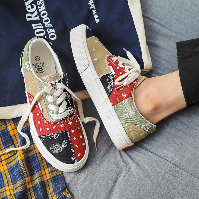 Muške ležerne platnene cipele, ravne, modne na vezanje, neklizajuće, dezodoransne, prozračne, muške cipele u različitim bojama u trendu