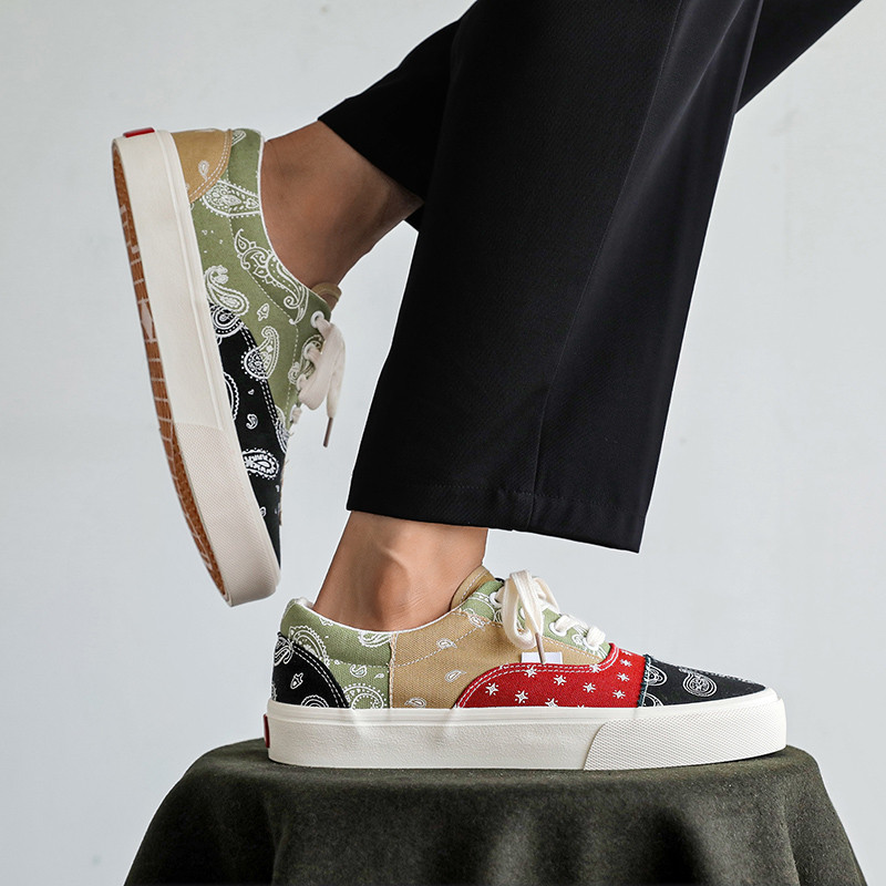 Muške ležerne platnene cipele, ravne, modne na vezanje, neklizajuće, dezodoransne, prozračne, muške cipele u različitim bojama u trendu